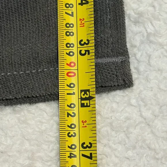 Gustin Jeans Mens 33 x 36 Gray California Straight Fit Denim Classic Made in USA - Picture 9 of 10